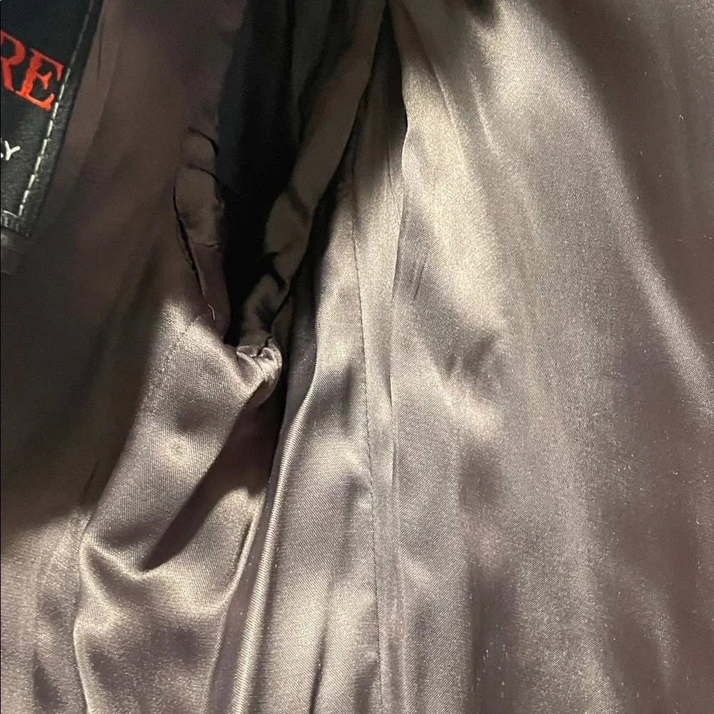 diVenedetto Cashmere Blend Vintage Charcoal Double-Breasted Men's Trench Coat - Picture 10 of 16